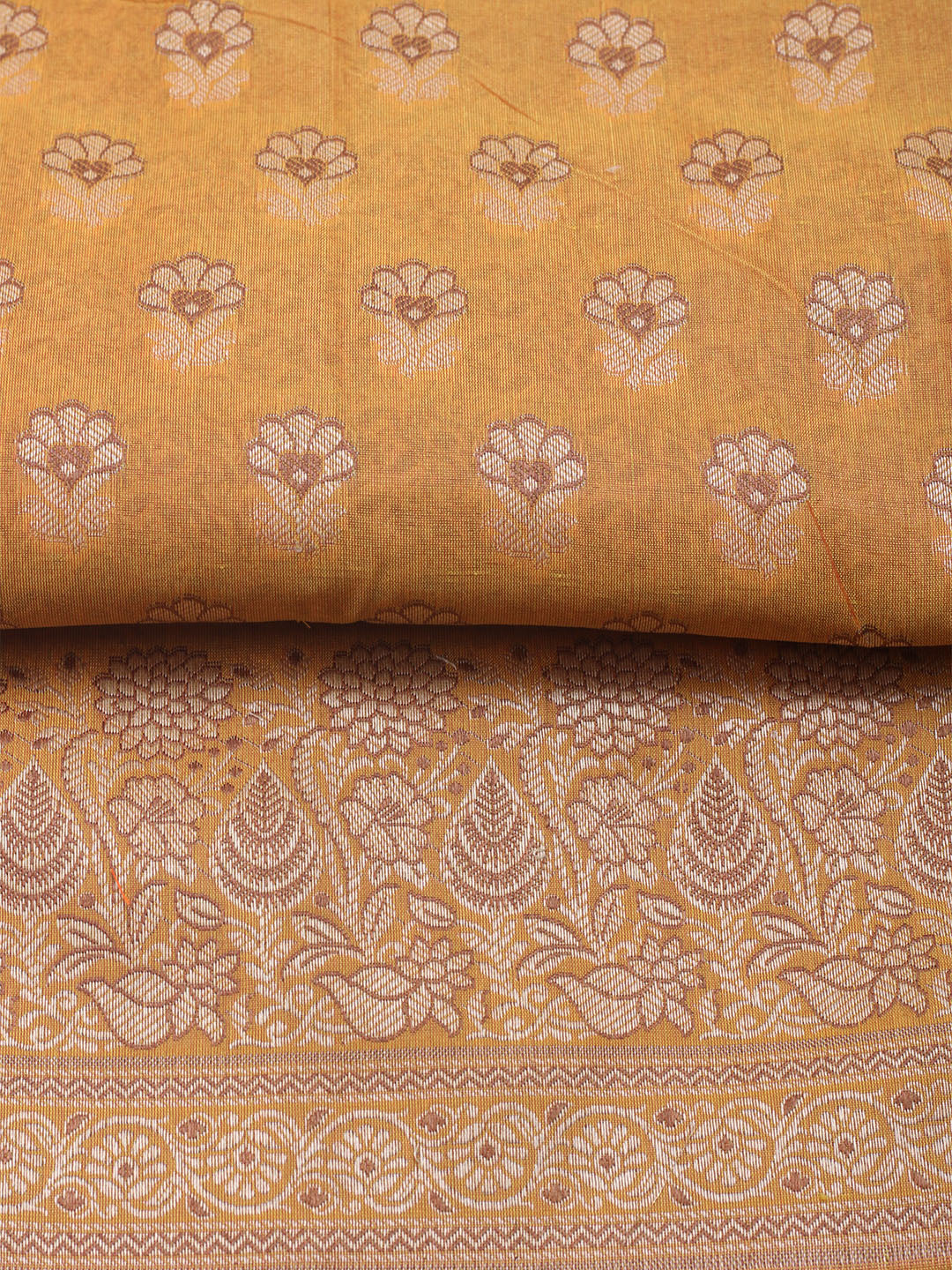 Banarasi Chanderi Unstitched Suit With Dupatta