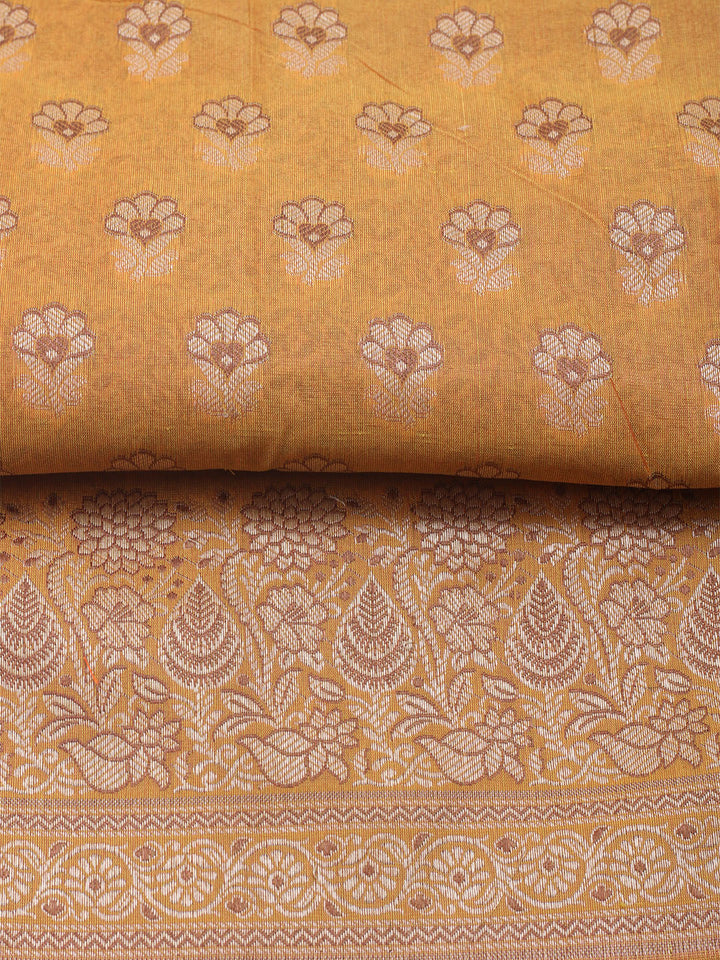 Banarasi Chanderi Unstitched Suit With Dupatta