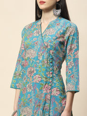 Printed Cotton Kurta Set