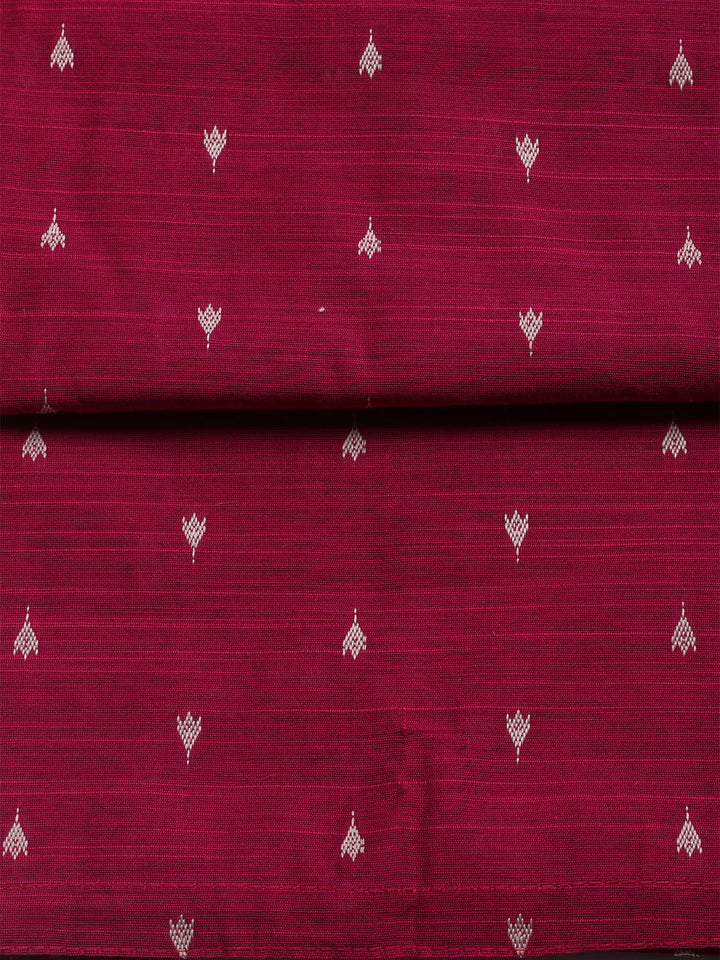 Woven Design Chanderi Unstitched Kurta With Pant &amp; Dupatta