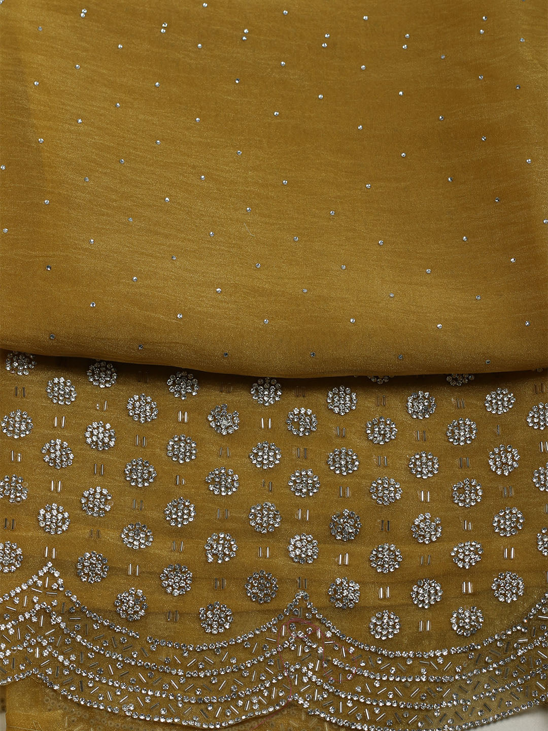 Embroidered Tissue Unstitched Suit With Dupatta