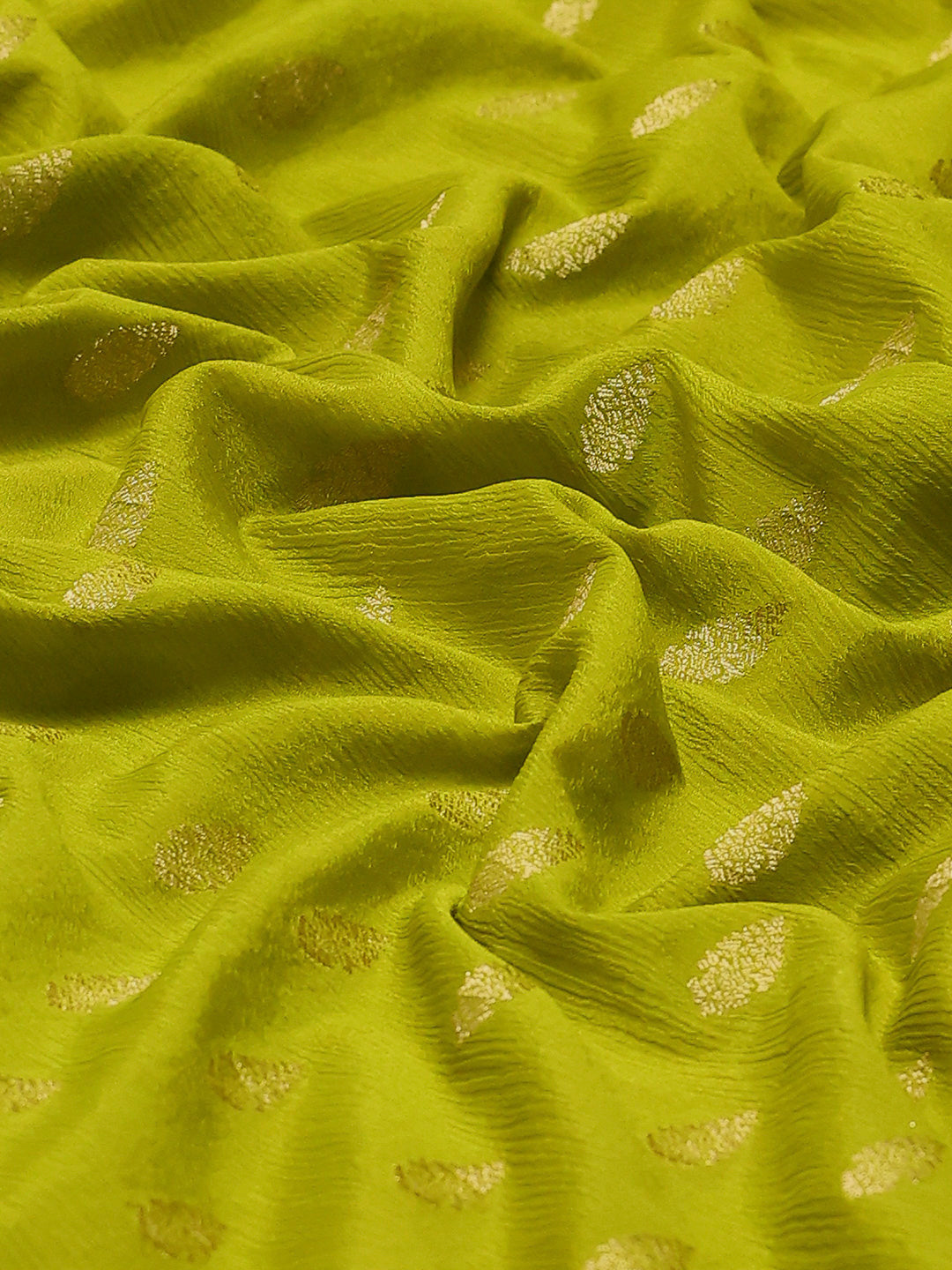Woven Border Georgette Saree