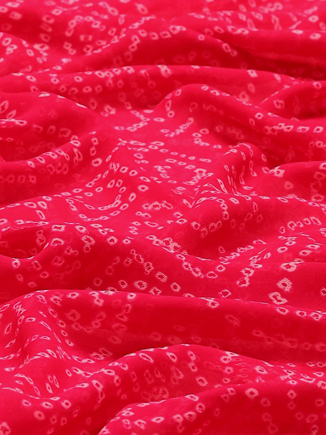 Bandhani Printed Georgette Saree