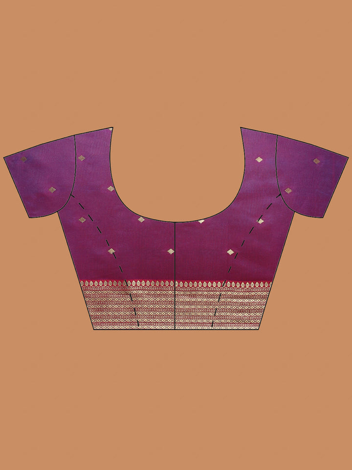 Zari Jaal Woven Art Silk Saree