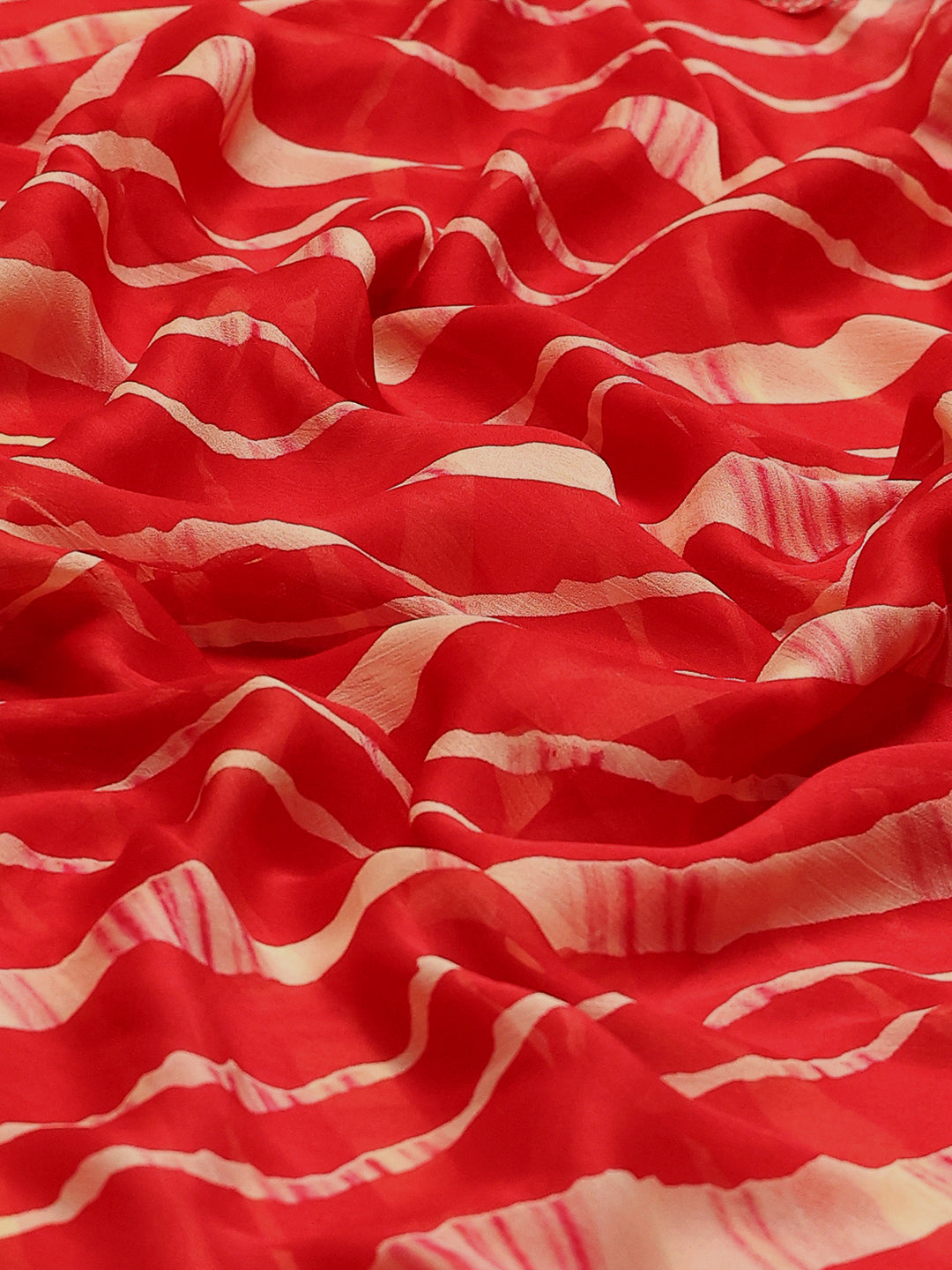 Digital Printed Chiffon Saree