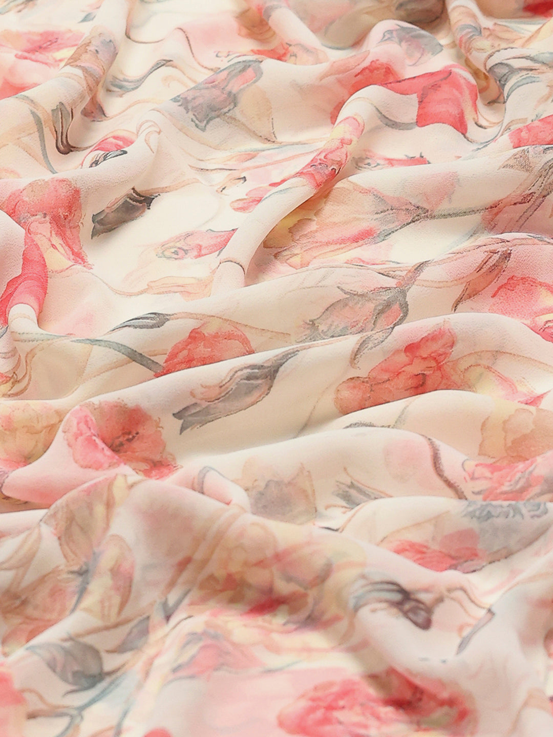 Digital Printed Georgette Saree
