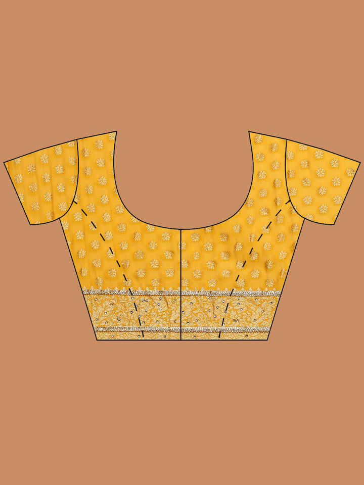 Khaddi Woven Banarasi Saree
