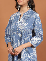 Printed Cotton Blend Kurta