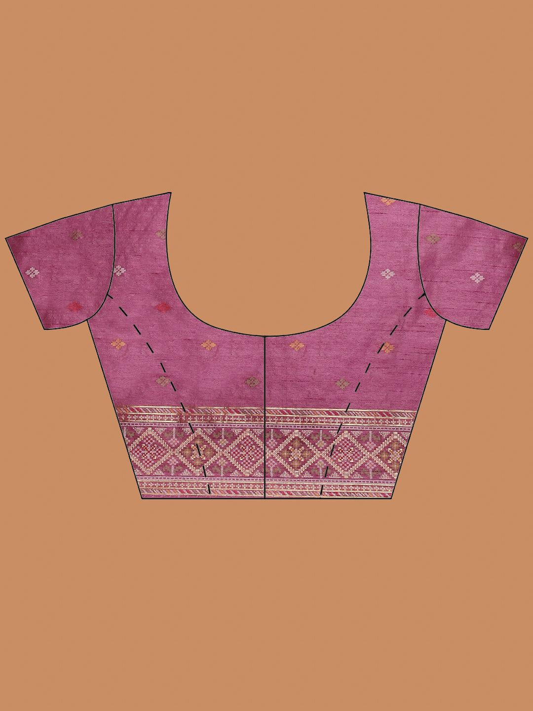 Zari Jaal Woven Art Silk Saree