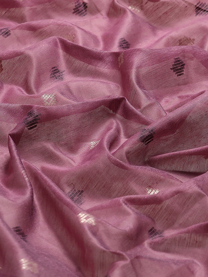 Woven Design Cotton Blend Saree