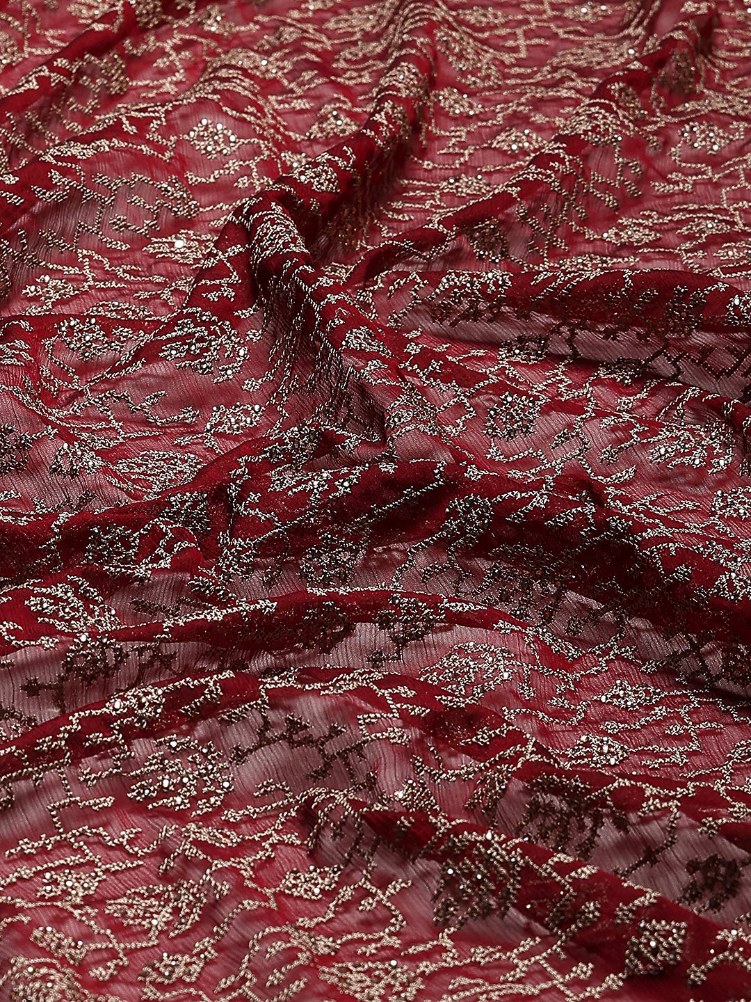 Embroidered Georgette Saree