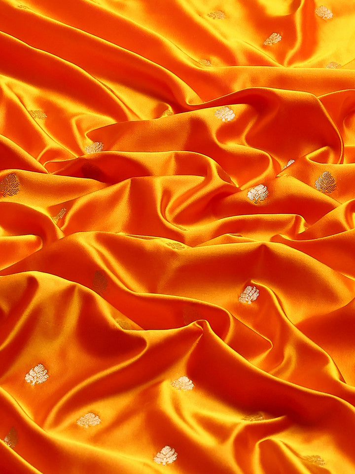 Zari Border Booti Art Silk Woven Saree