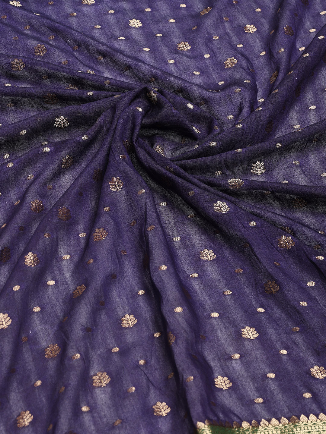 Digital Printed Cotton Blend Woven Saree