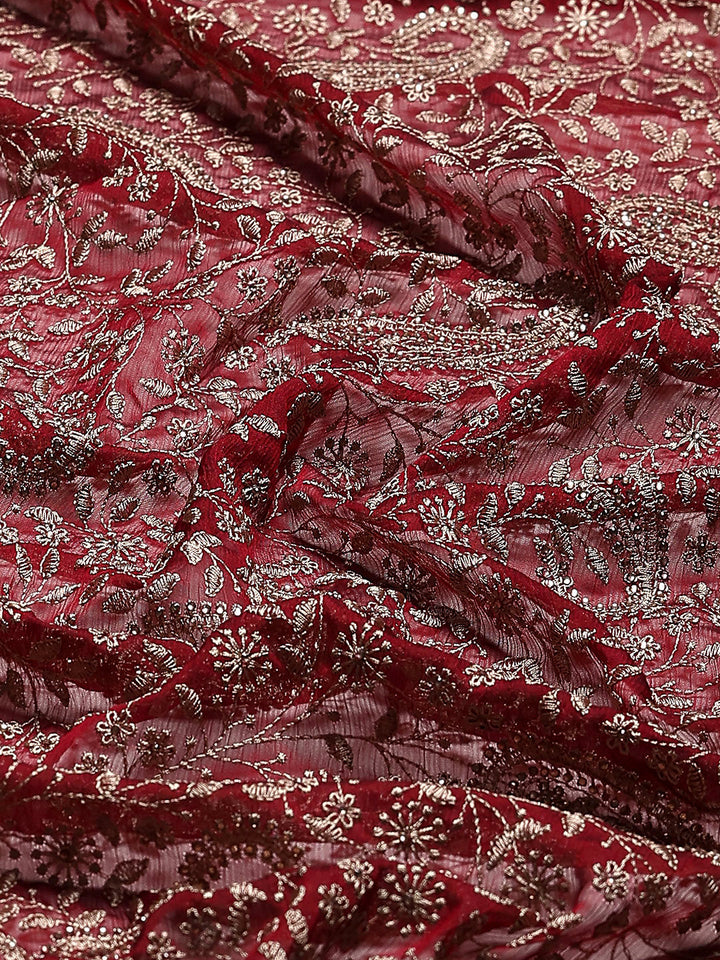 Embroidered Georgette Saree