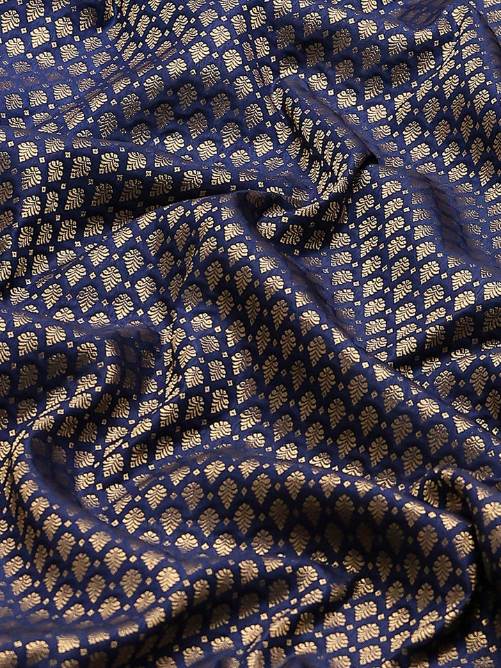 Zari Jaal Art Silk Woven Saree