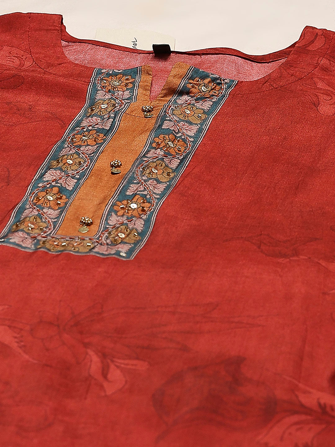 Printed Muslin Kurta With Pant &amp; Dupatta