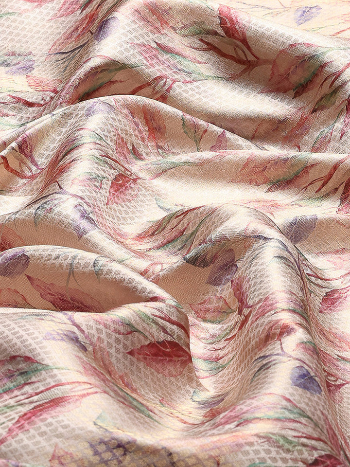 Digital Printed Art Silk Saree