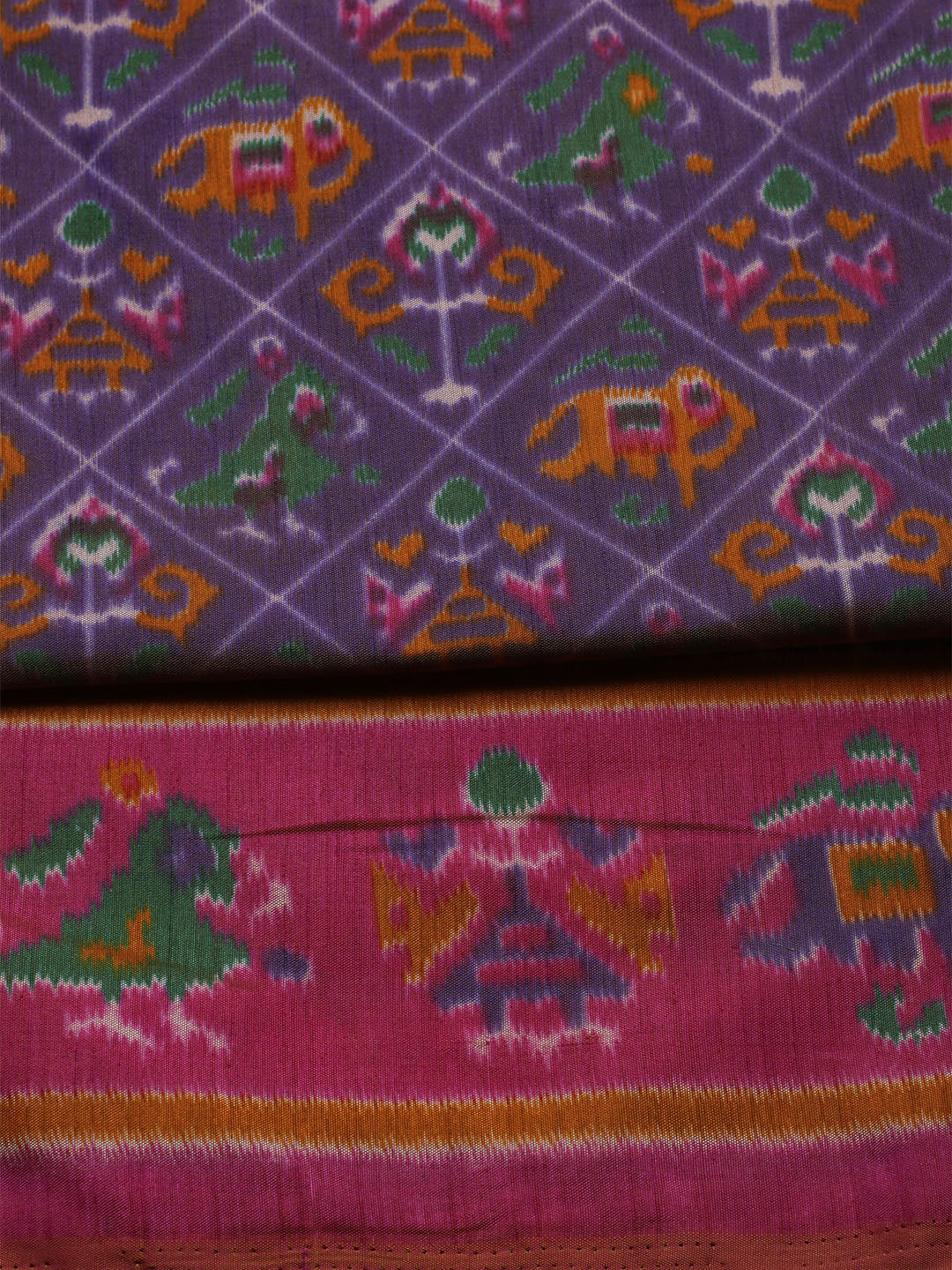 Woven Design Art Silk Unstitched Kurta With Pant &amp; Dupatta