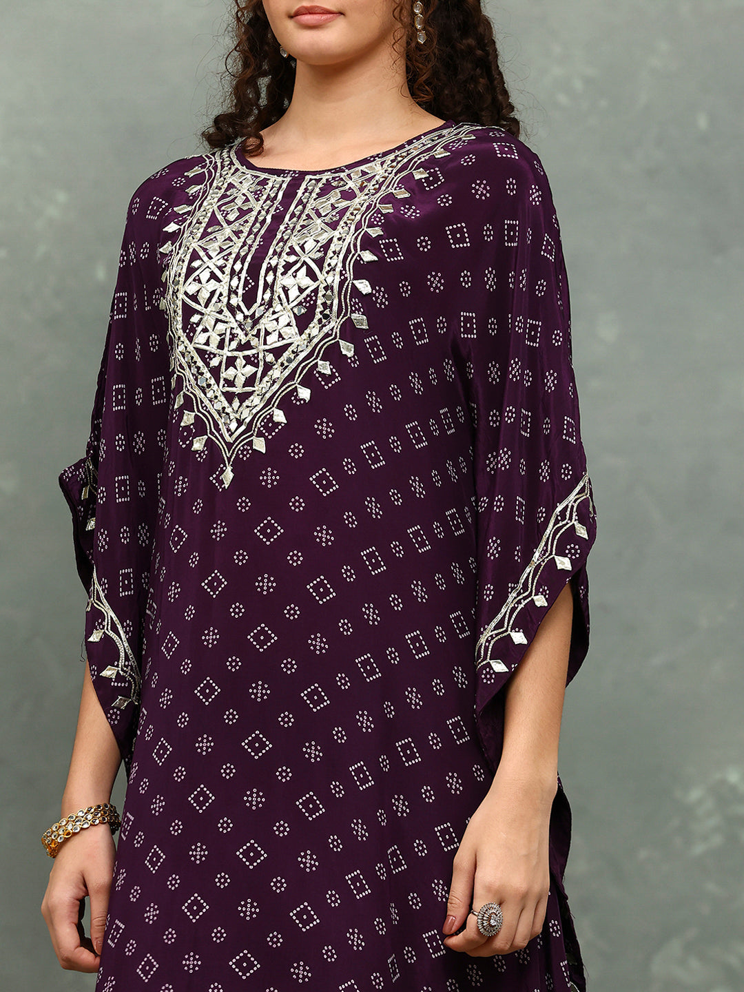 Printed Crepe Kurta With pants