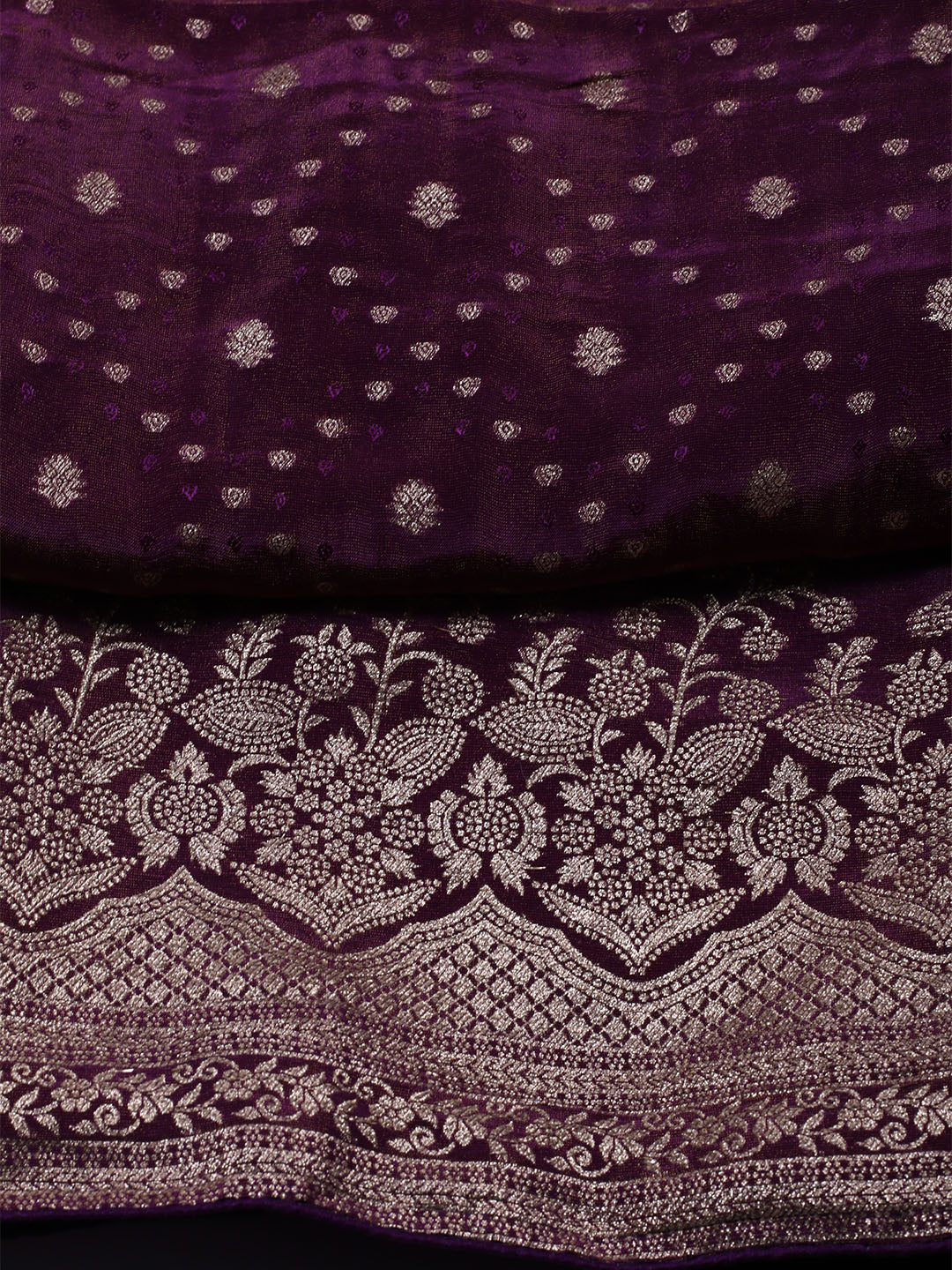 Embroidered Art Silk Unstitched Suit Piece With Dupatta