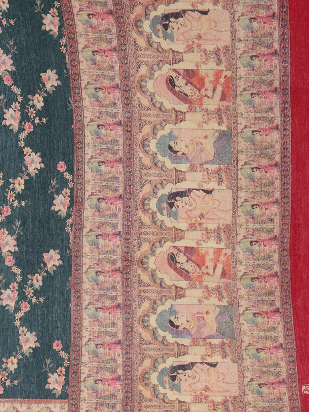 Printed Dola Silk Saree