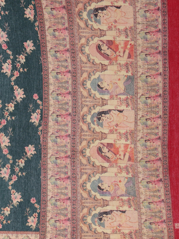 Printed Dola Silk Saree
