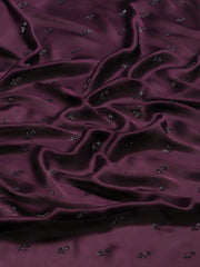 Swarovski Work Satin Saree
