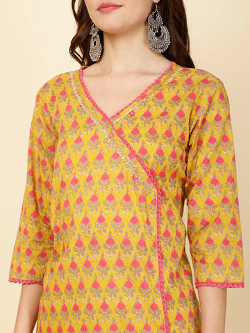 Printed Cotton Kurta Set