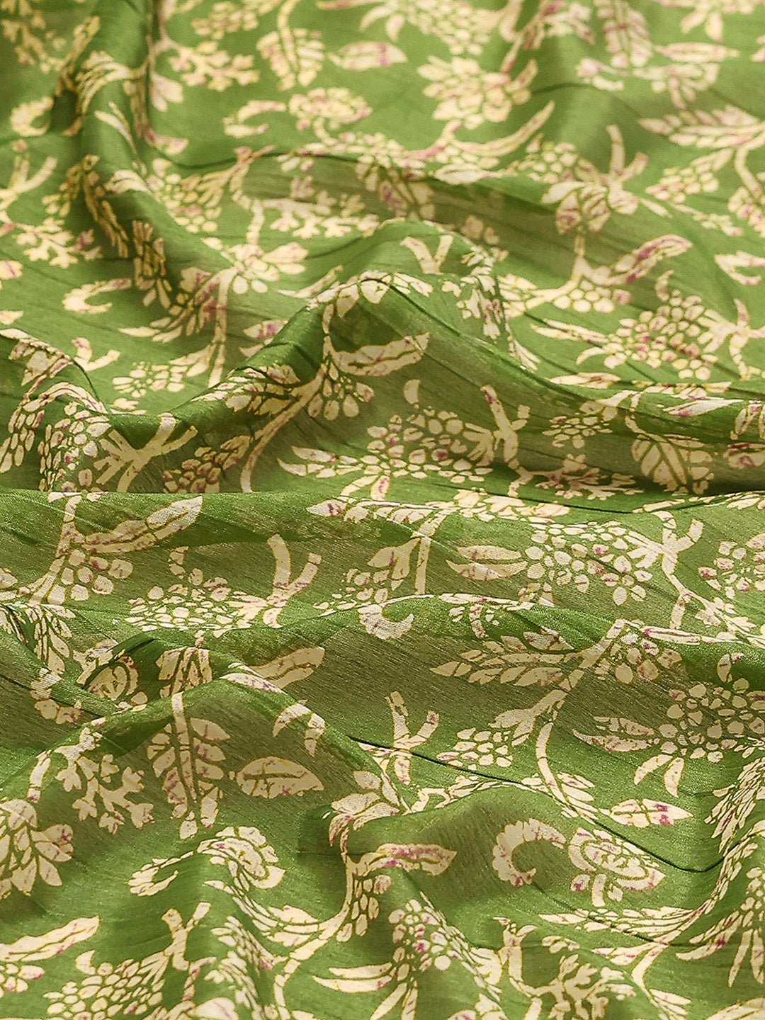 Floral Printed Art Silk Saree