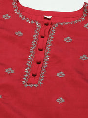 Chanderi Kurta With Pants Set