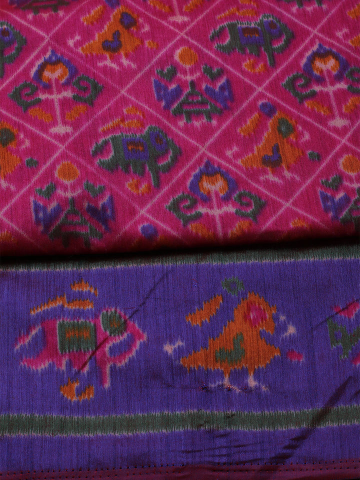 Woven Design Art Silk Unstitched Kurta With Pant &amp; Dupatta