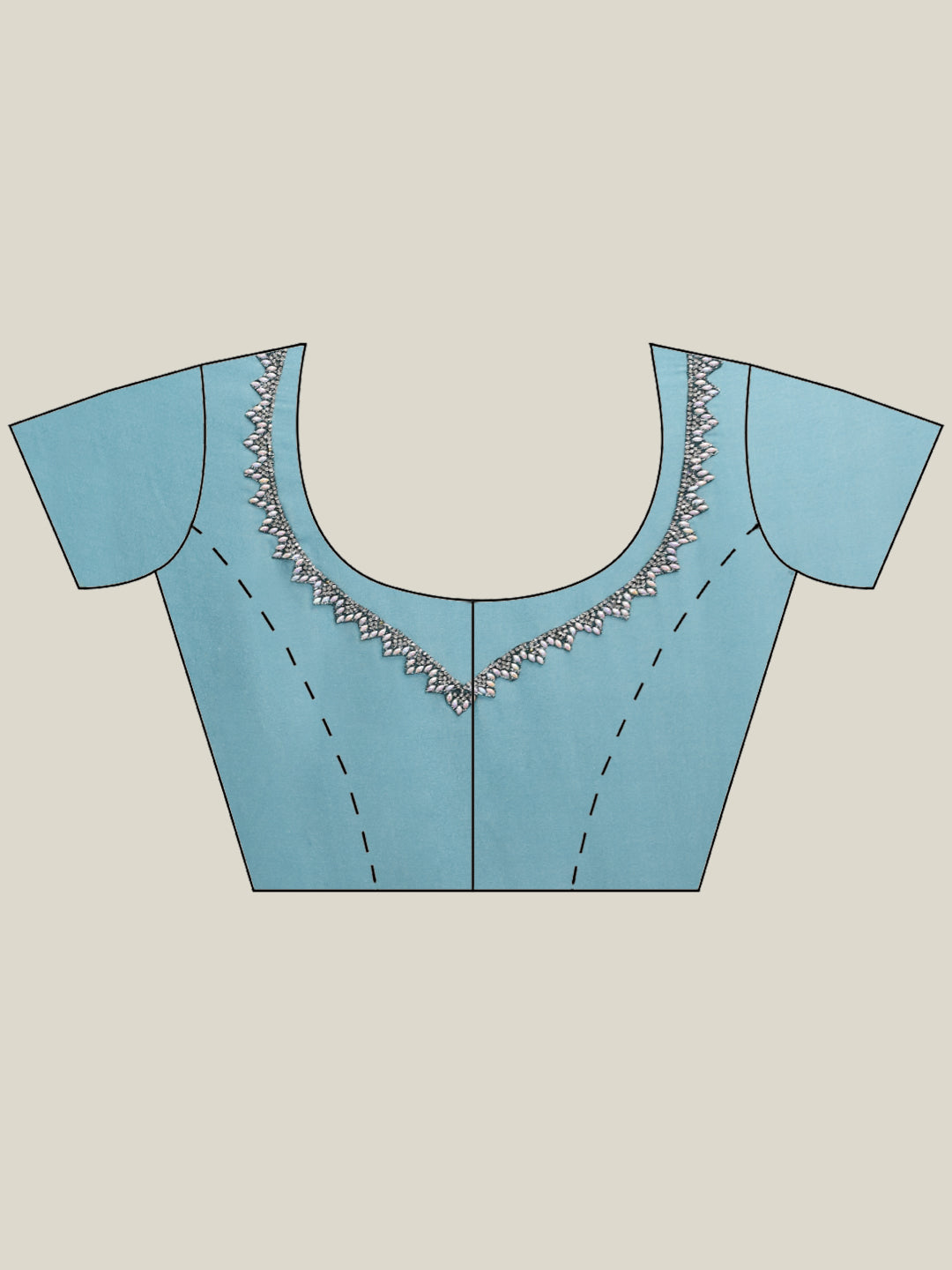 Plain Georgette Saree