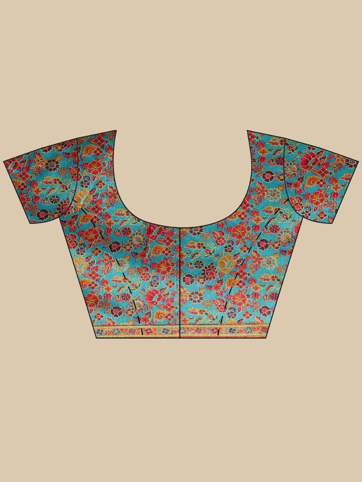 Digital Printed Art Silk Saree