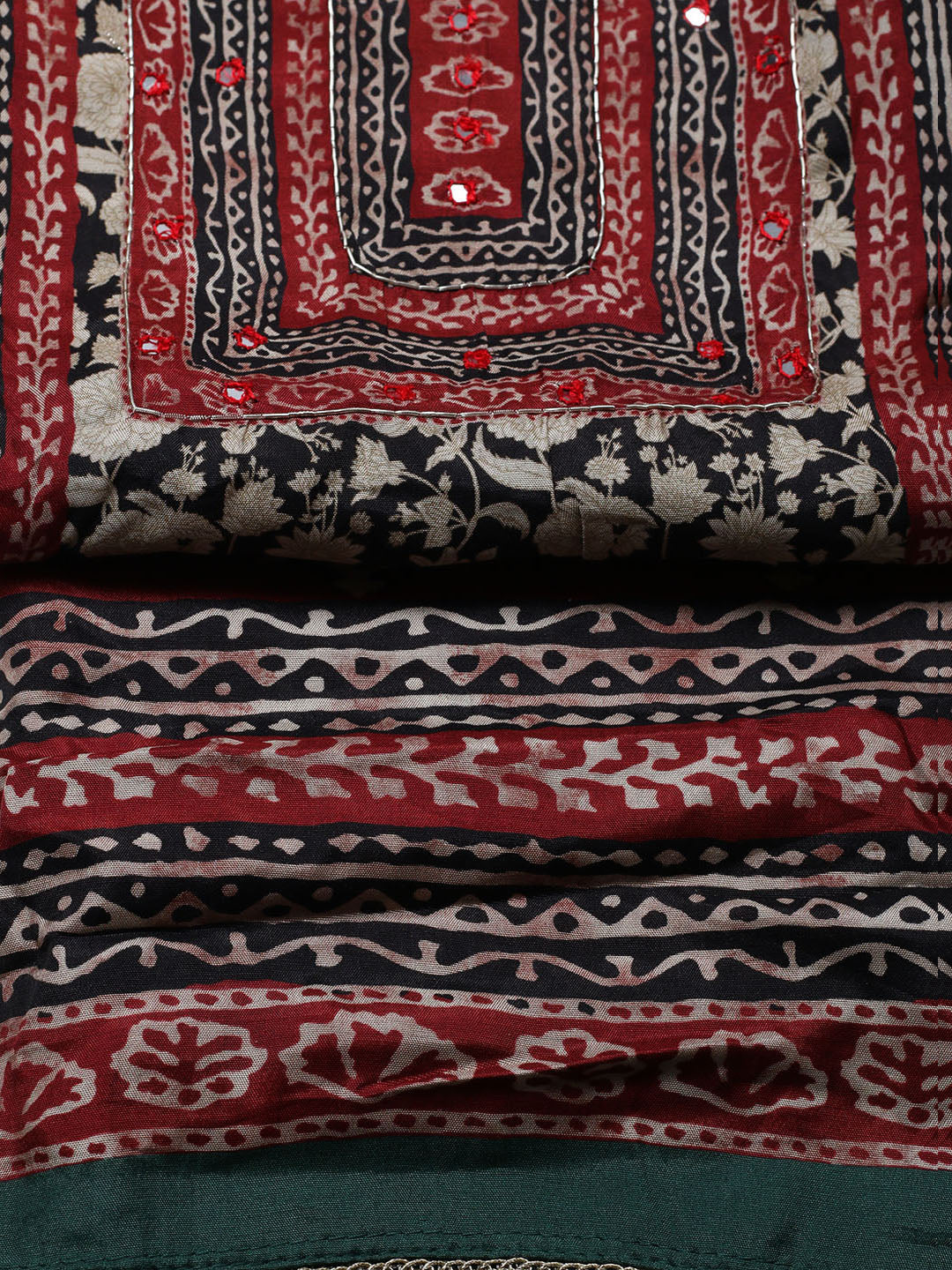 Printed Muslin Unstitched Suit With Pant &amp; Dupatta