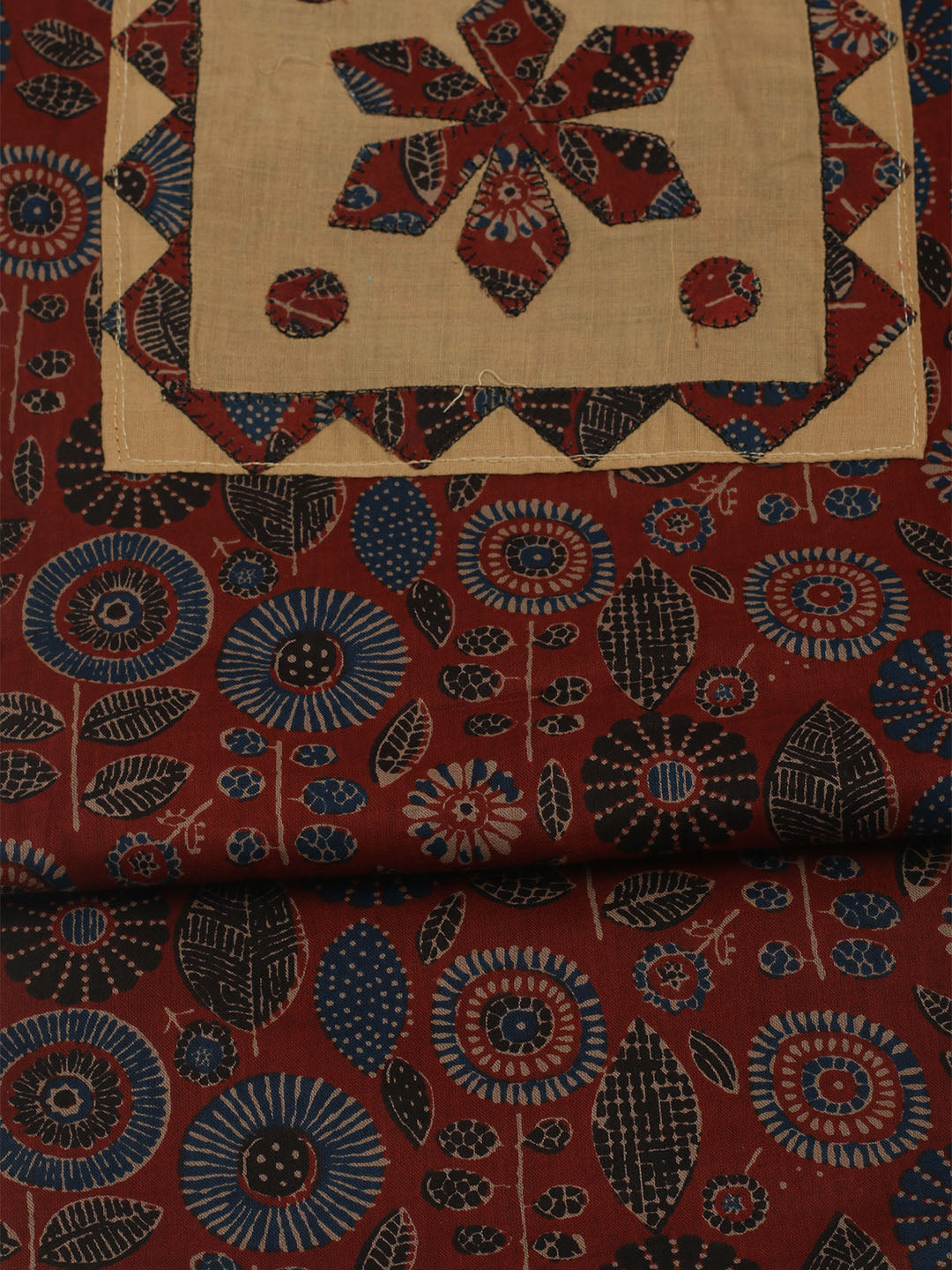 Printed Cotton Unstitched Suits Printed Suit With Pant &amp; Dupatta