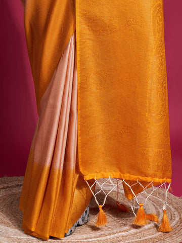 Zari Jaal Woven Handloom Saree