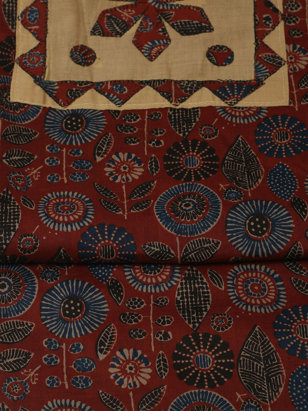 Printed Cotton Unstitched Suits Printed Suit With Pant &amp; Dupatta