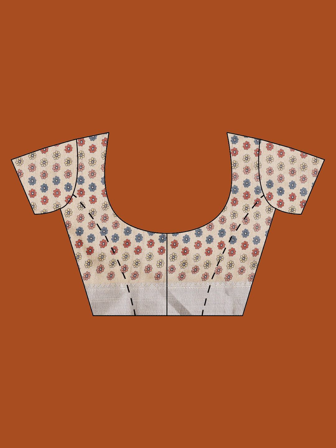 Plain Art slik Saree