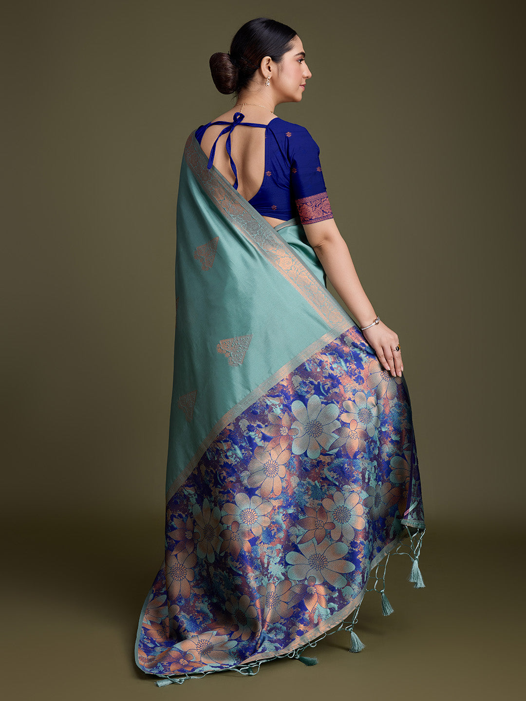 Embroidered Art Silk Saree