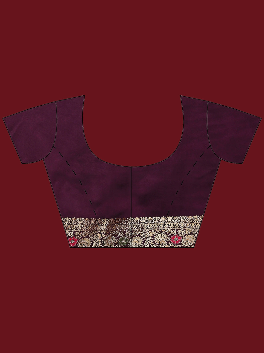 Woven Design Satin Saree