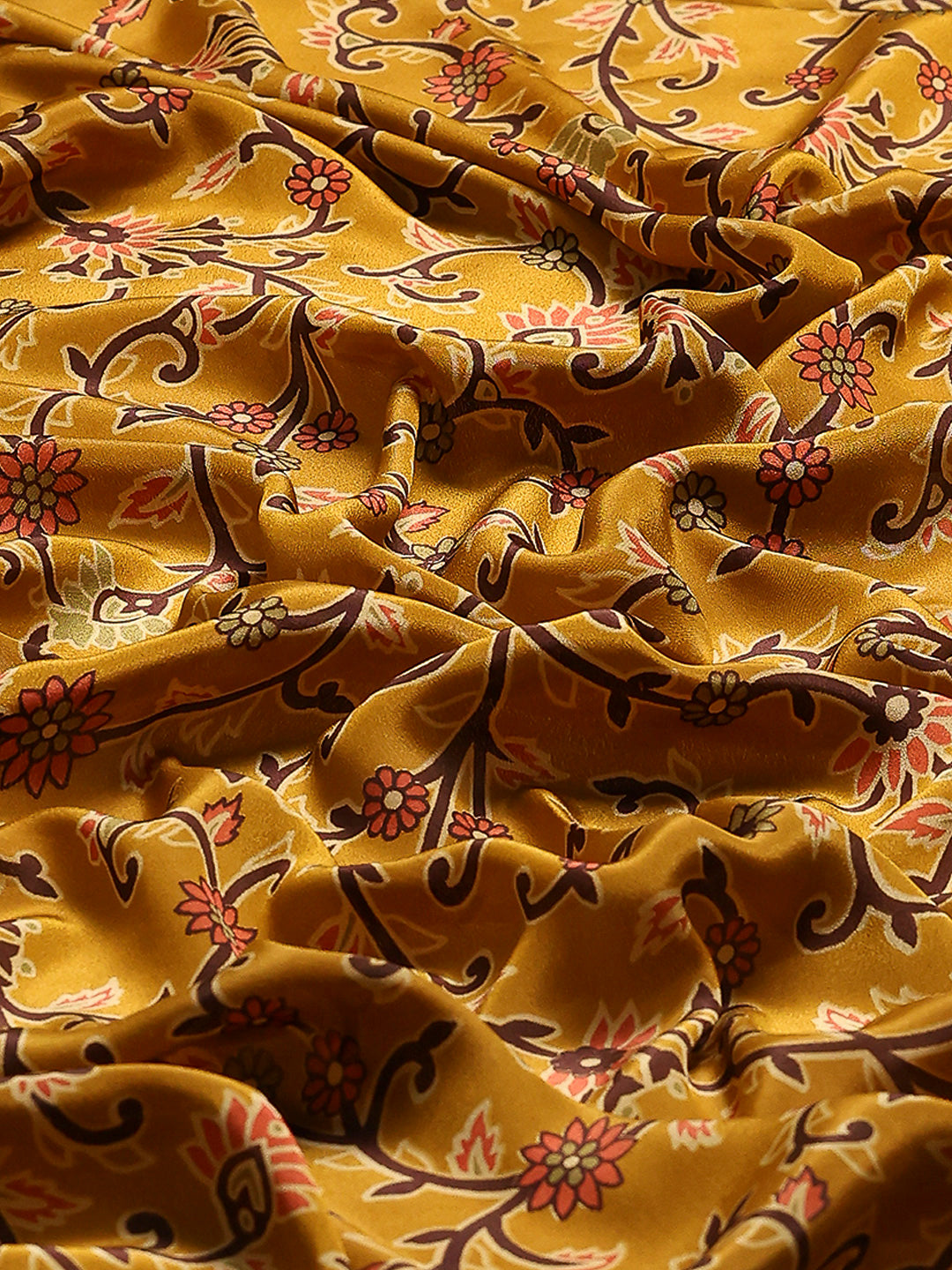 Digital Printed Crepe Saree