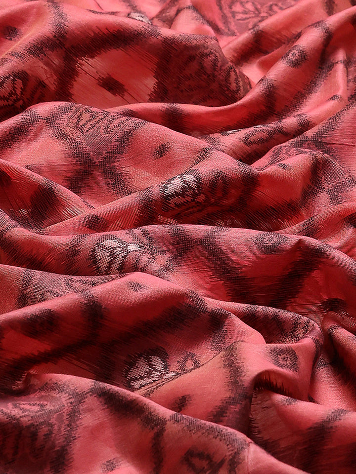 Resham Booti Woven Cotton Blend Saree