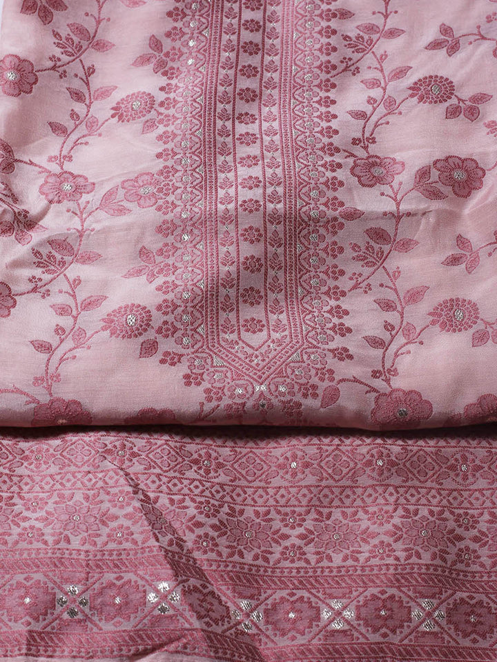 Printed Muslin Unstitched Suit Piece With Dupatta