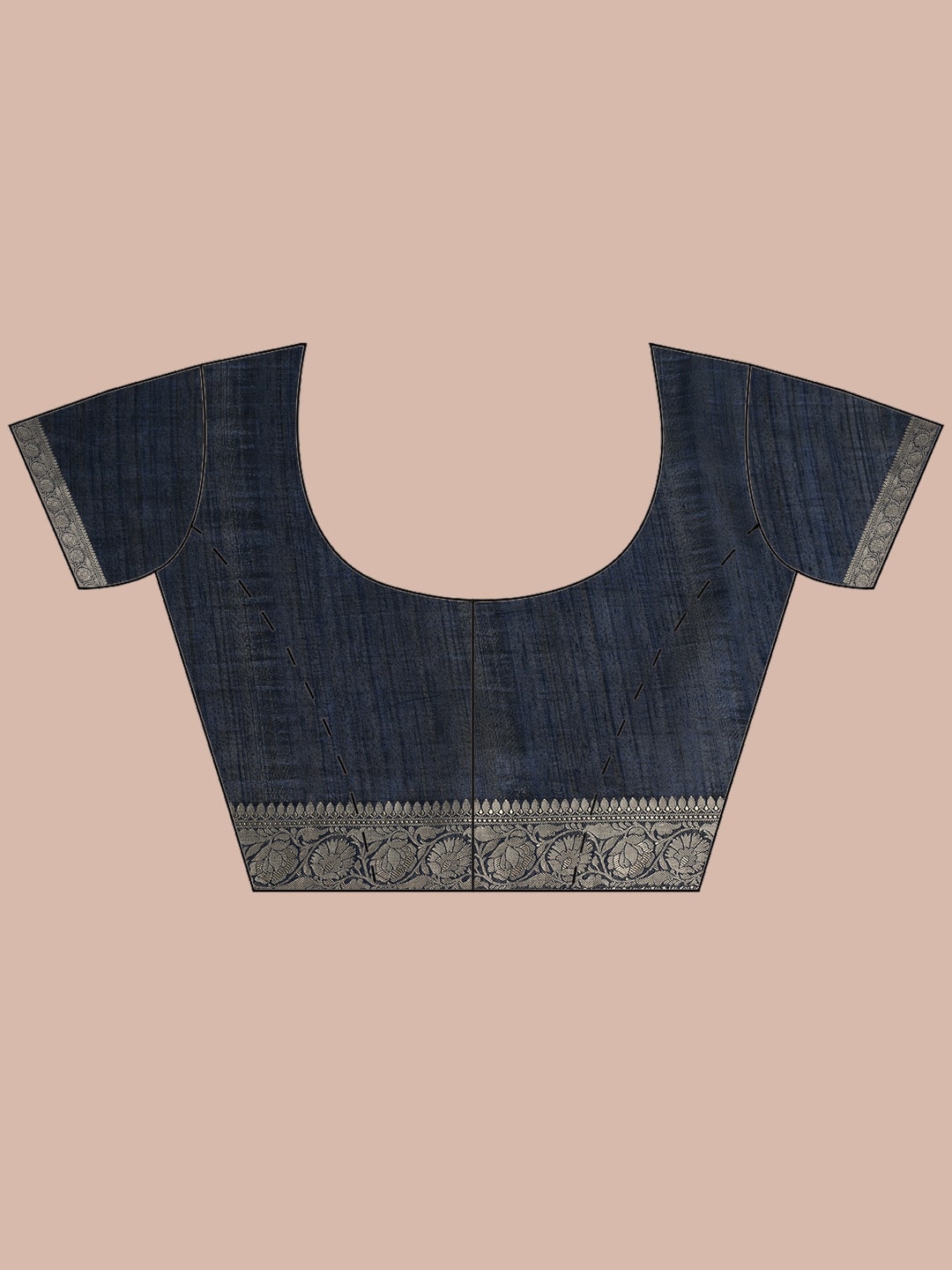 Printed Tussar Saree