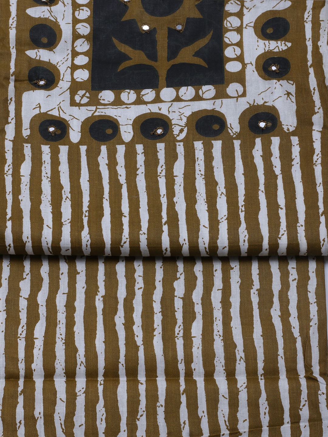 Printed Cotton Blend Unstitched Suit With Dupatta