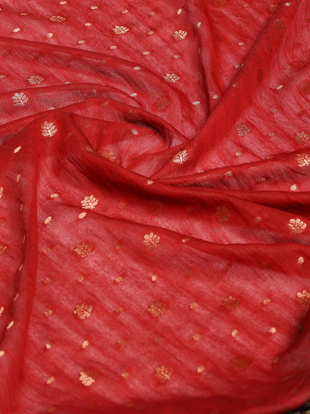 Digital Printed Cotton Blend Woven Saree