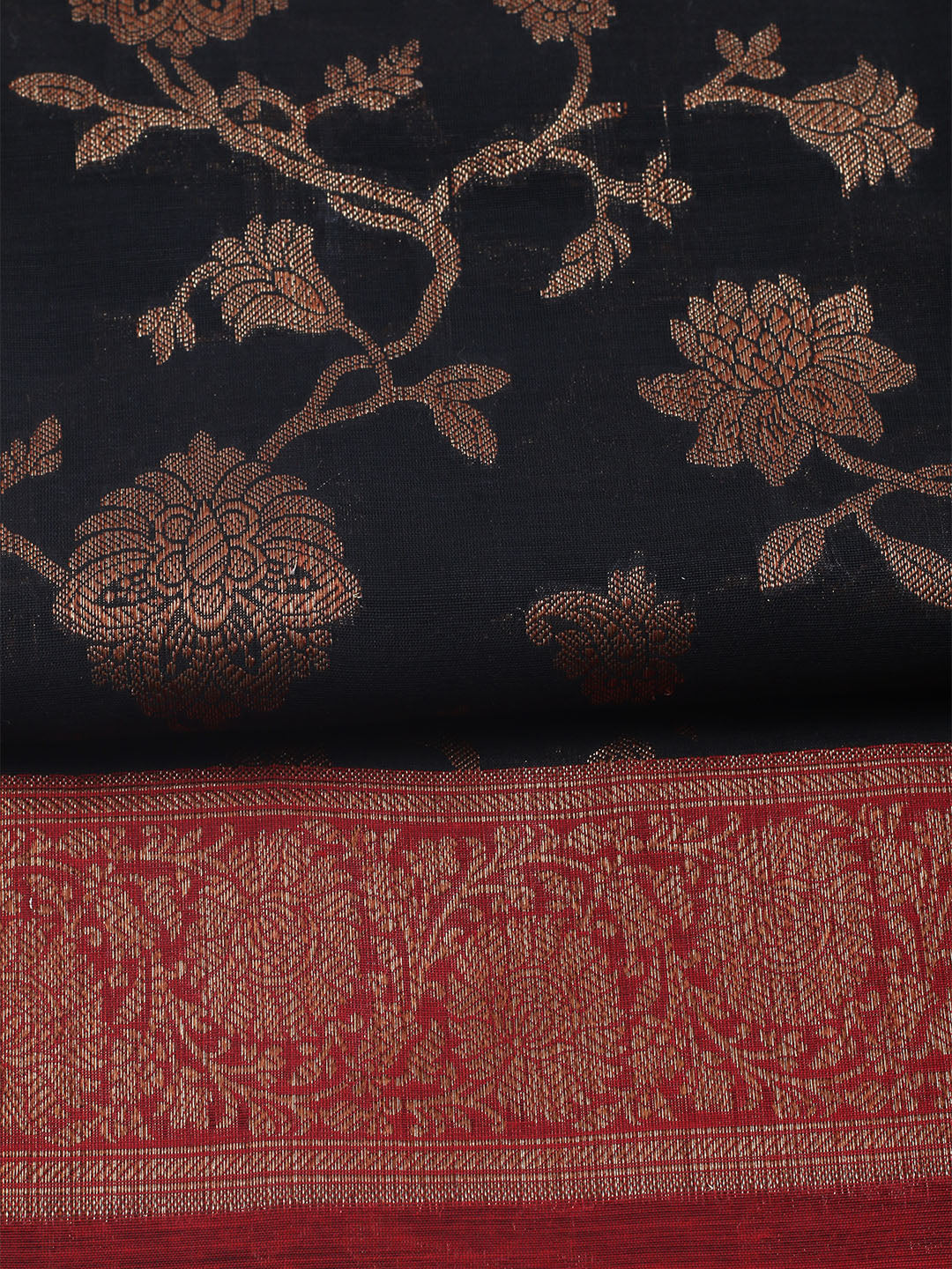 Woven Chanderi Unstitched Suit With Dupatta
