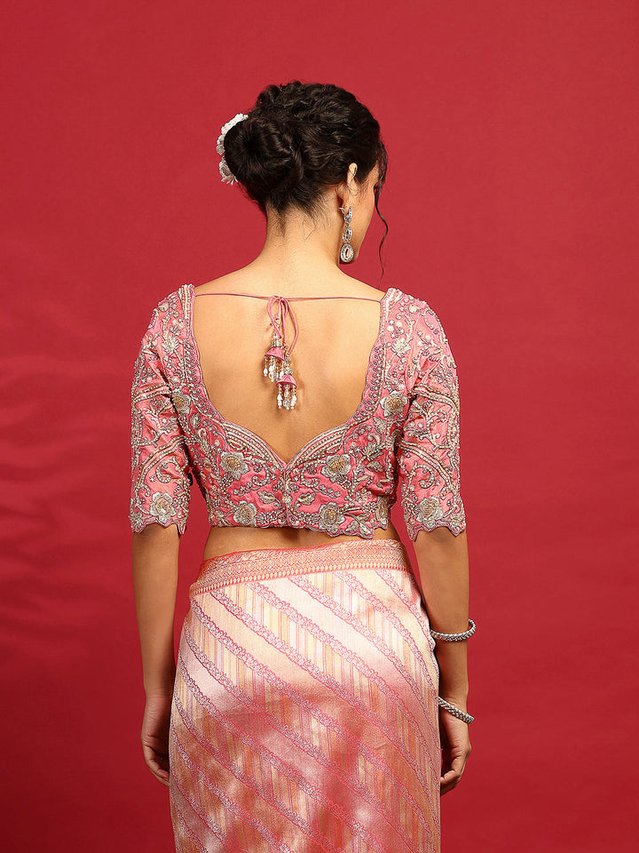 Embroidered Banarasi Saree