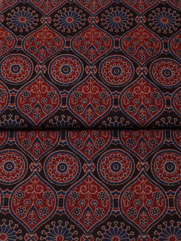 Printed Cotton Unstitched Suit With Pant Dupatta