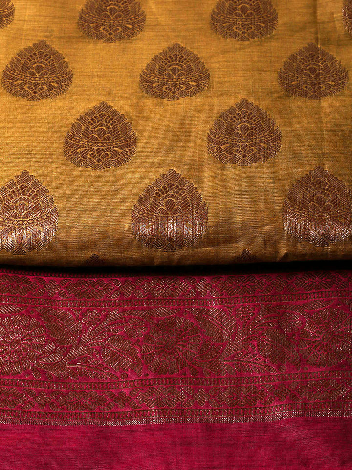 Neck Embroidered Cotton Blend Unstitched Suit With Dupatta